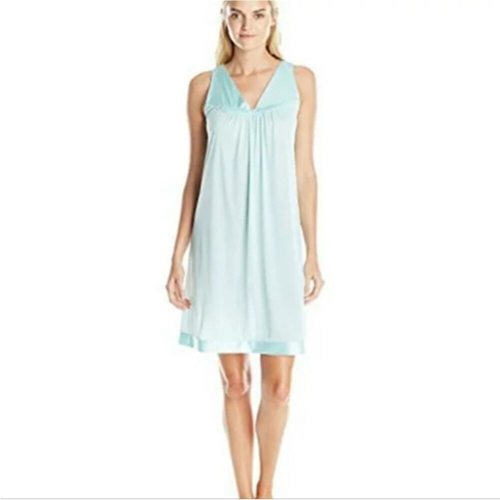 Vanity Fair Light Blue Chemise Nightgown 2XL